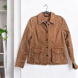 Eddie Bauer Corduroy Jacket. Beige. Light Brown. Tan